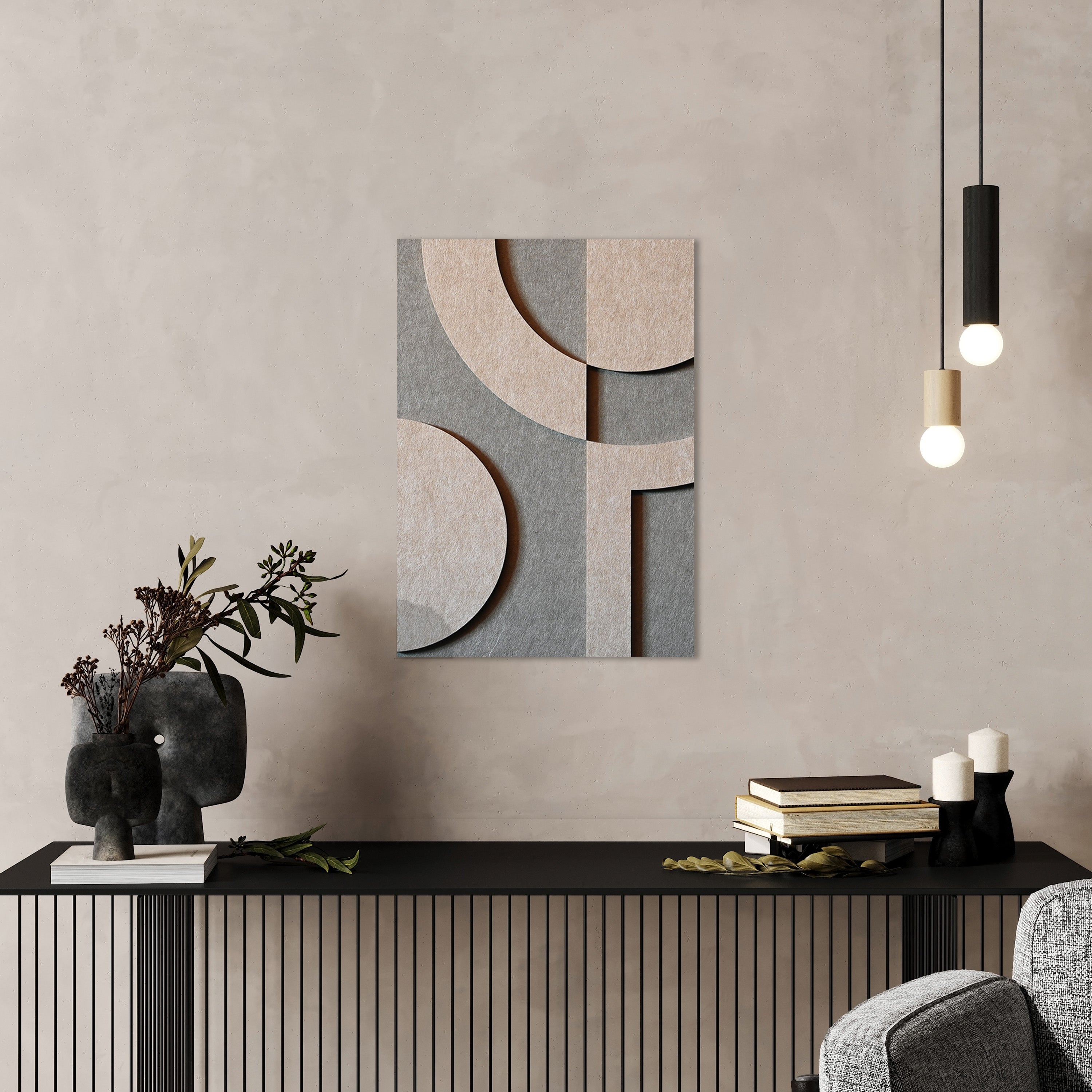 Arch vilt wanddecoratie