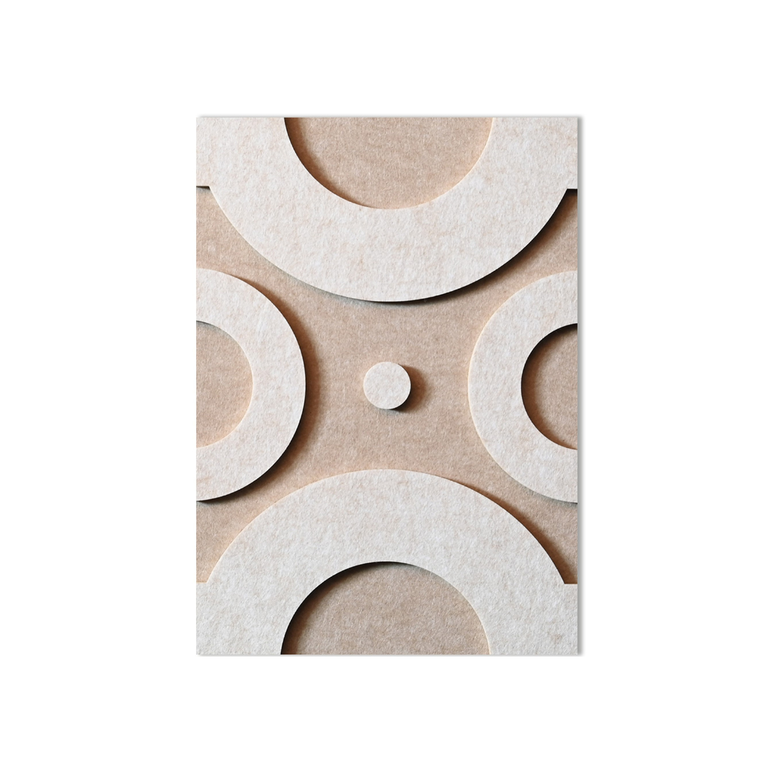 Dot vilt wanddecoratie