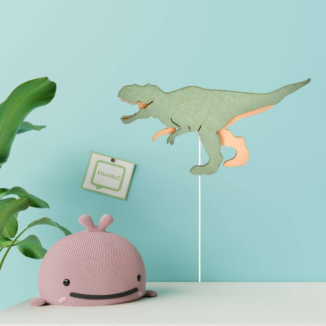 Dino Wandlamp T - rex - babykamer in de kleur van Van Tjalle en Jasper