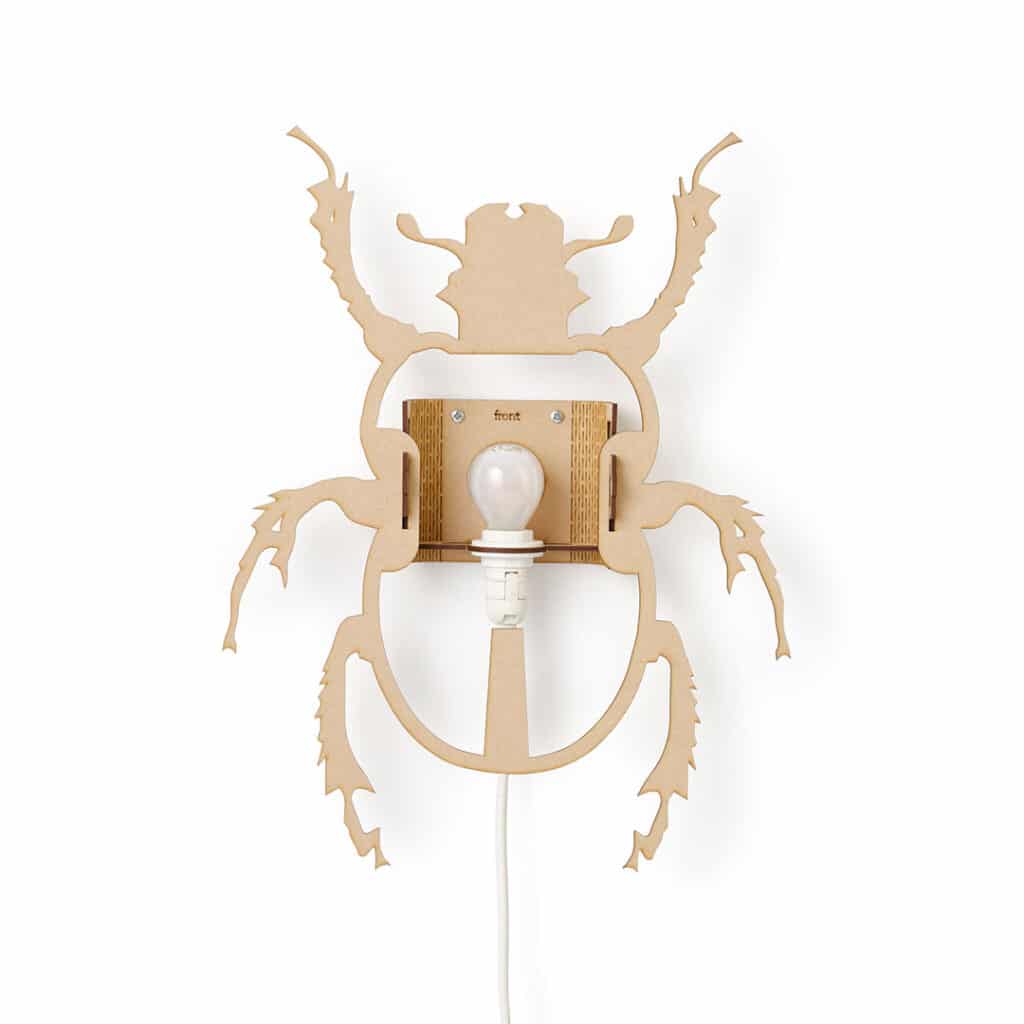 Kever wandlamp - babykamer in de kleur van Van Tjalle en Jasper