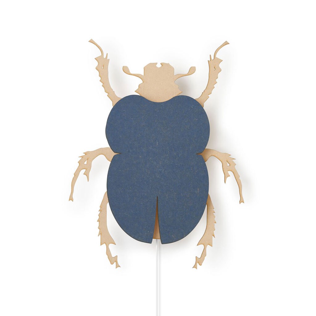 Kever wandlamp - babykamer in de kleur van Van Tjalle en Jasper