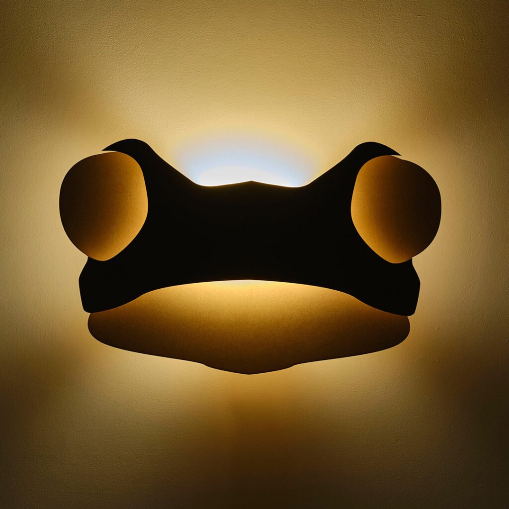 Kikker wandlamp - babykamer in de kleur van Van Tjalle en Jasper
