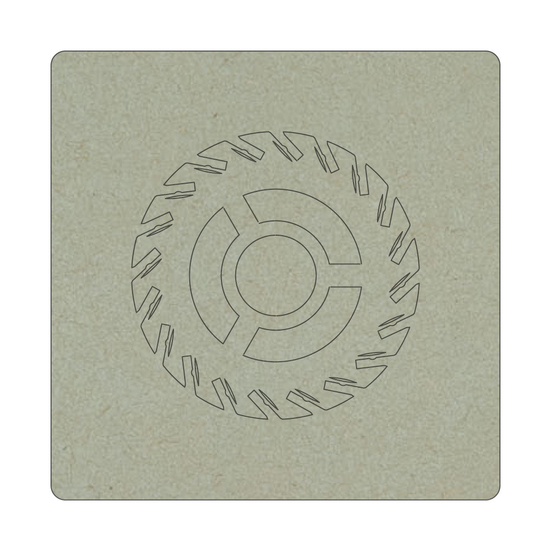 MDF Fitting ring voor Mini - spot - fitting ring in de kleur Dirty Mint van Van Tjalle en Jasper