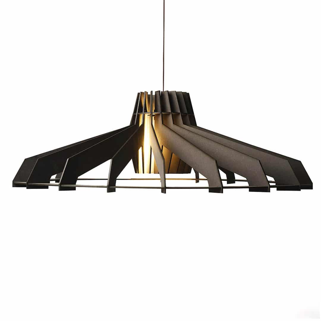 Nikolamp Tesla XL hanglamp - eetkamer in de kleur Naturel van Van Tjalle en Jasper