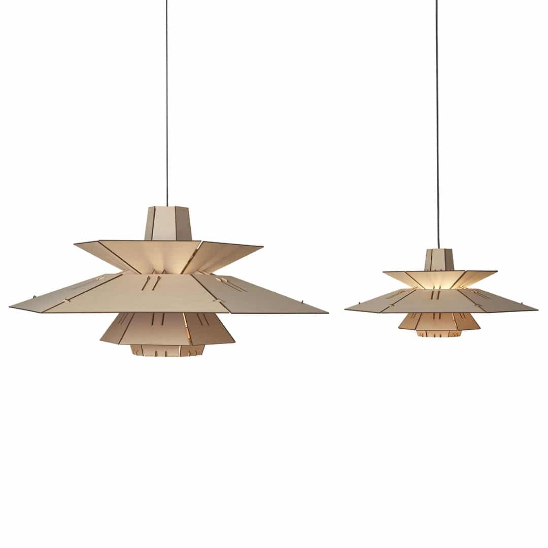 PM5 XL hanglamp - eetkamer in de kleur Naturel van Van Tjalle en Jasper