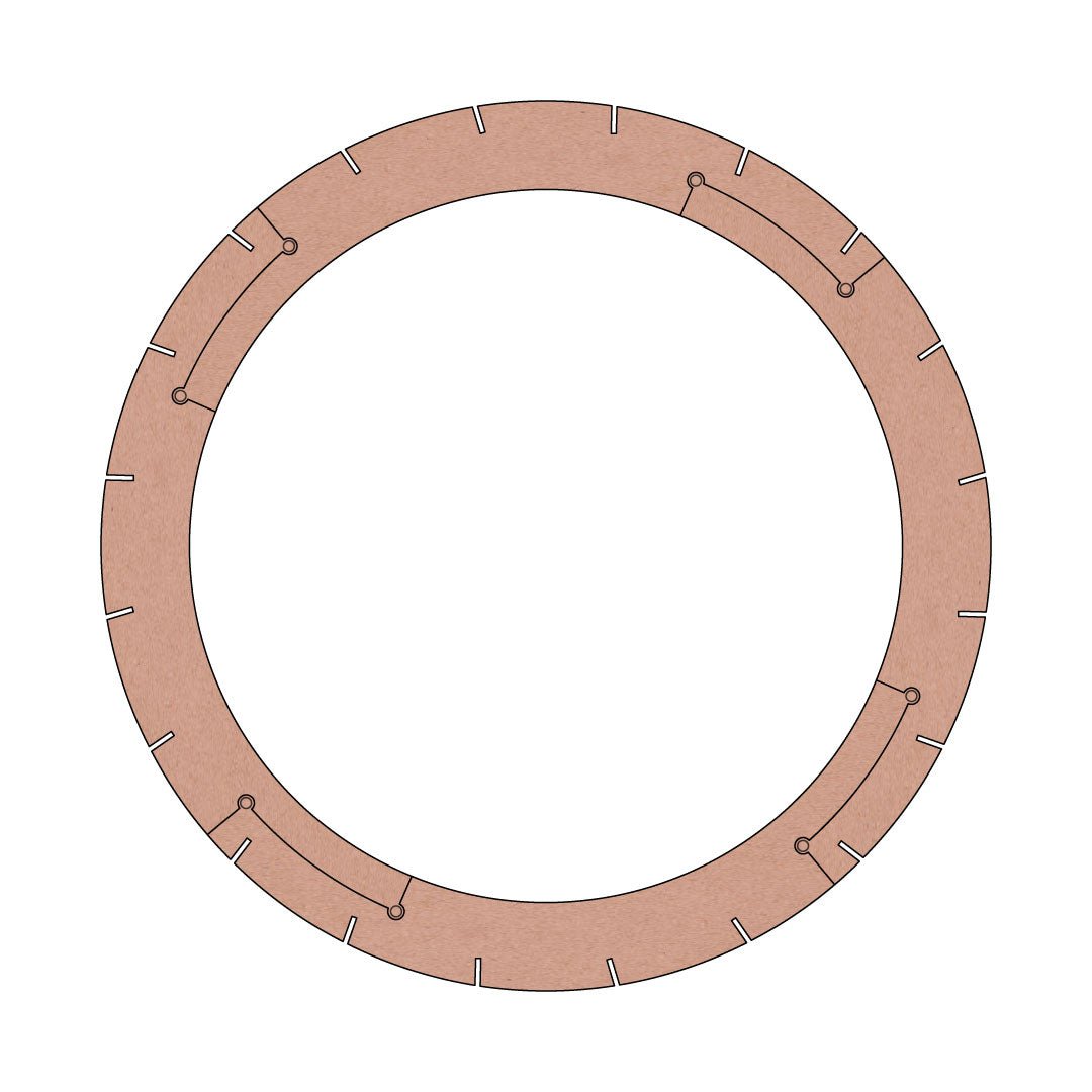 Ring voor Granny Smith - Granny Smith hanglamp in de kleur Aged Pink van Van Tjalle en Jasper