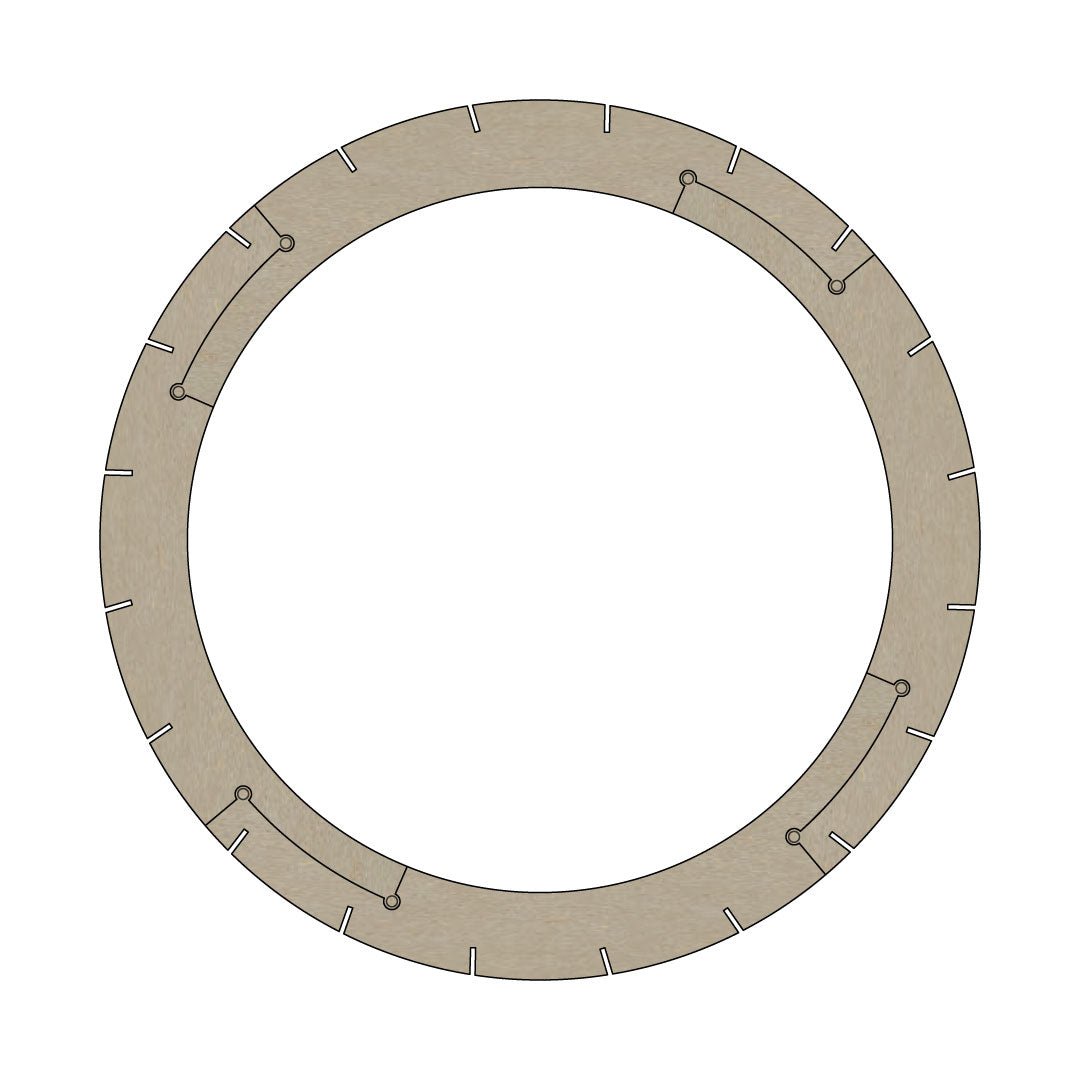 Ring voor Granny Smith - Granny Smith hanglamp in de kleur Soft Grey van Van Tjalle en Jasper