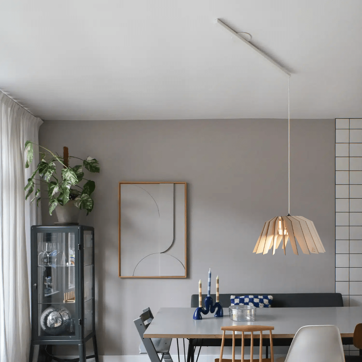 Vesper x Lightswing - Eettafel hanglamp in de kleur Single van Van Tjalle en Jasper