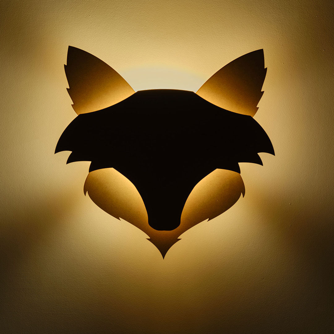 Vossen wandlamp - babykamer in de kleur van Van Tjalle en Jasper