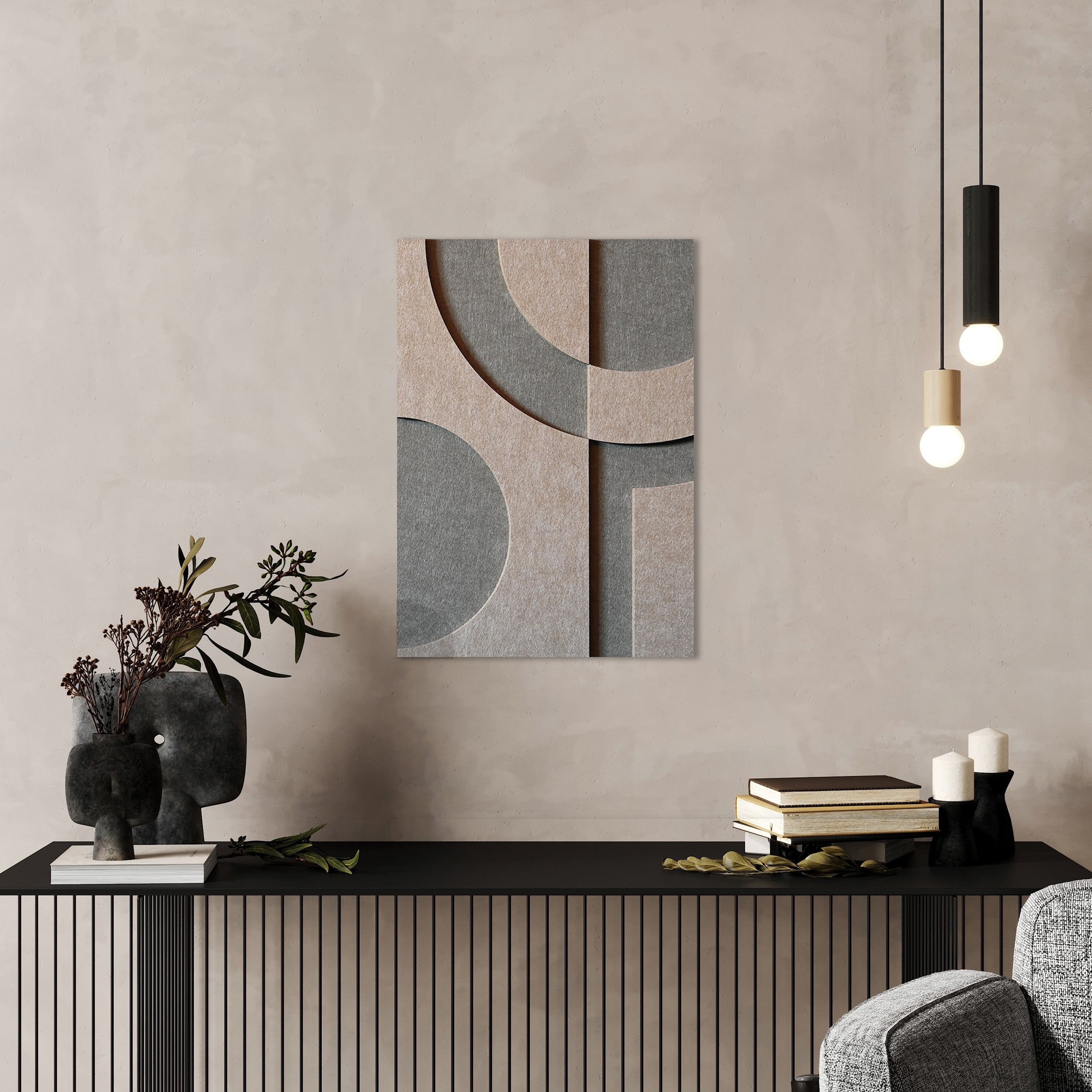 Arch vilt wanddecoratie