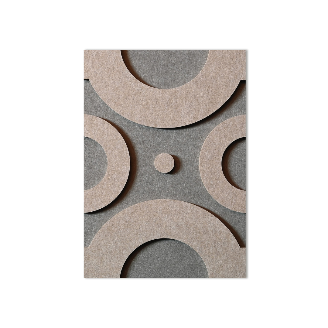 Dot vilt wanddecoratie