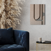 van Tjalle en Jasper - Abstract vilt wanddecoratie