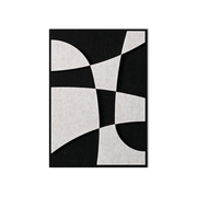 Dice vilt wanddecoratie - vilten wanddecoratie in de kleur 43 x 30 cm van Van Tjalle en Jasper