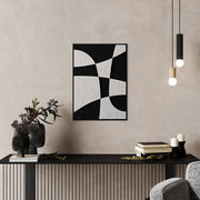 Dice vilt wanddecoratie - vilten wanddecoratie in de kleur 43 x 30 cm van Van Tjalle en Jasper